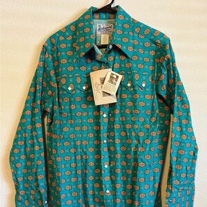 Rockmount western button up shirt NWT woman’s XL